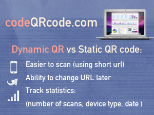 Dynamic vs static QR code